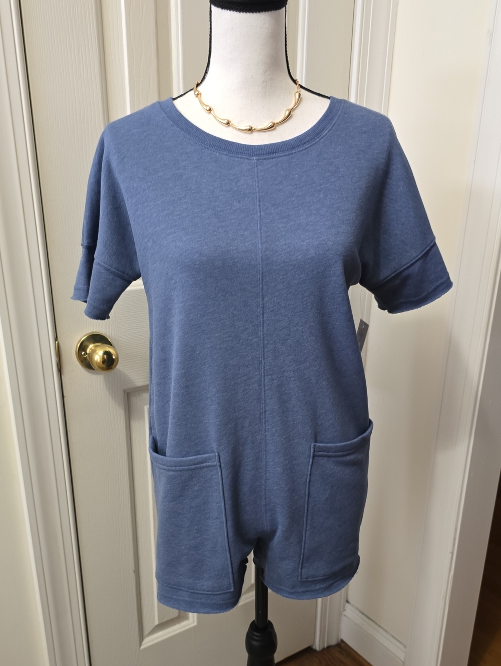 SO Brand Girl's Blue Casual Relaxed Romper Size Large 10/12